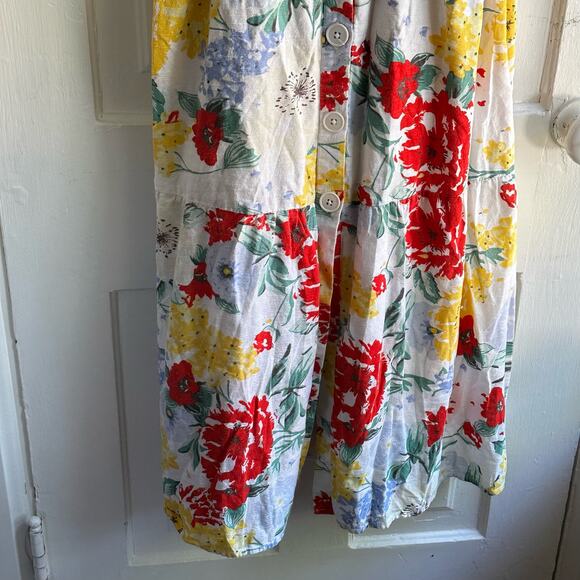 Urban Outfitters UO Positano Tie-Shoulder Floral Midi Dress - Picture 5 of 10